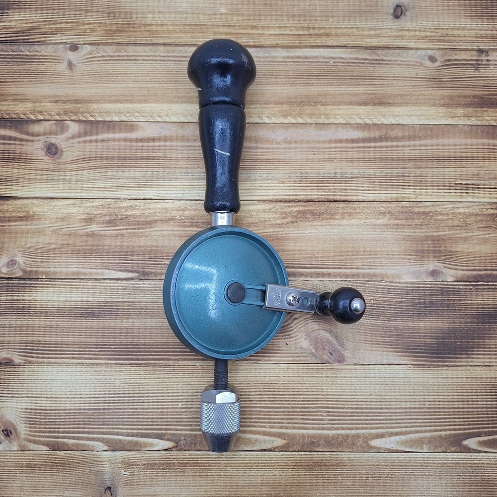 Craftsman Egg Beater Hand Drill DD9 423 Green Gear Made in the USA Clean!